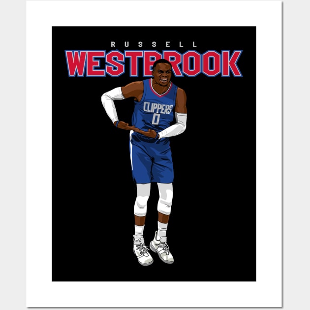 Russell Westbrook Wall Art by origin illustrations